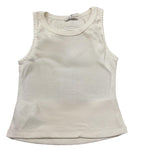 Lu Lu By Miss Grant Canotta Tinta Unita Girocollo per Bambina LL3555 BIANCO LU LU BY MISS GRANT 