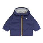 K-Way Giubbino Tinta Unita con Zip E Cappuccio per Bambino K41335WX BLU K-WAY 