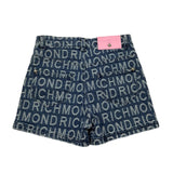 John Richmond Short In Denim Logato per Bambina RGP25122SH BLU JOHN RICHMOND 