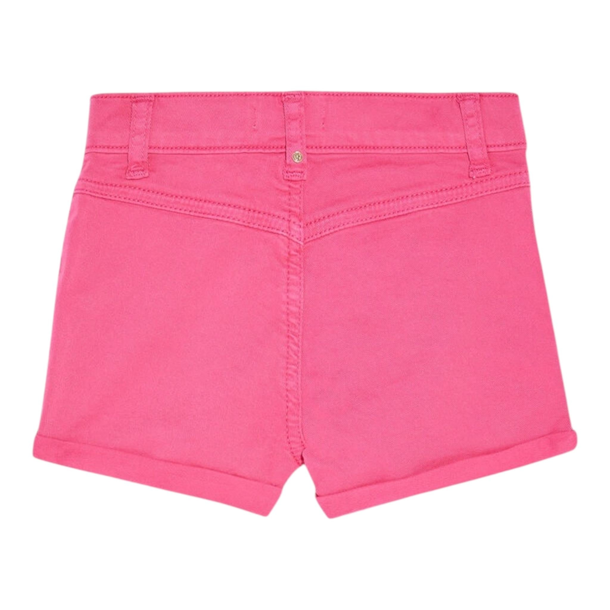 Liu Jo Short Tinta Unita con Girovita Regolabile per Bambina KA2033 FUXIA LIU JO 