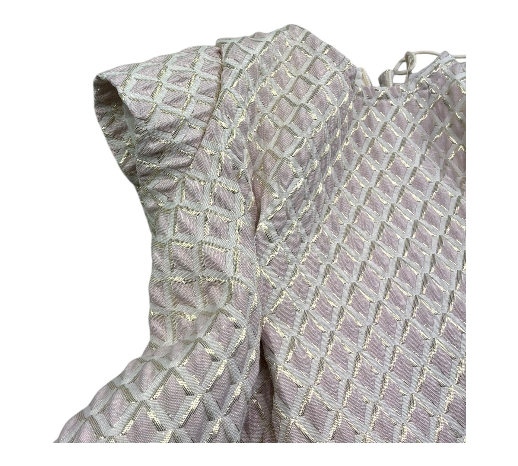 Trussardi Abito Mezza Manica Stampa Fantasia per Neonata TIP26150VE ROSA TRUSSARDI 