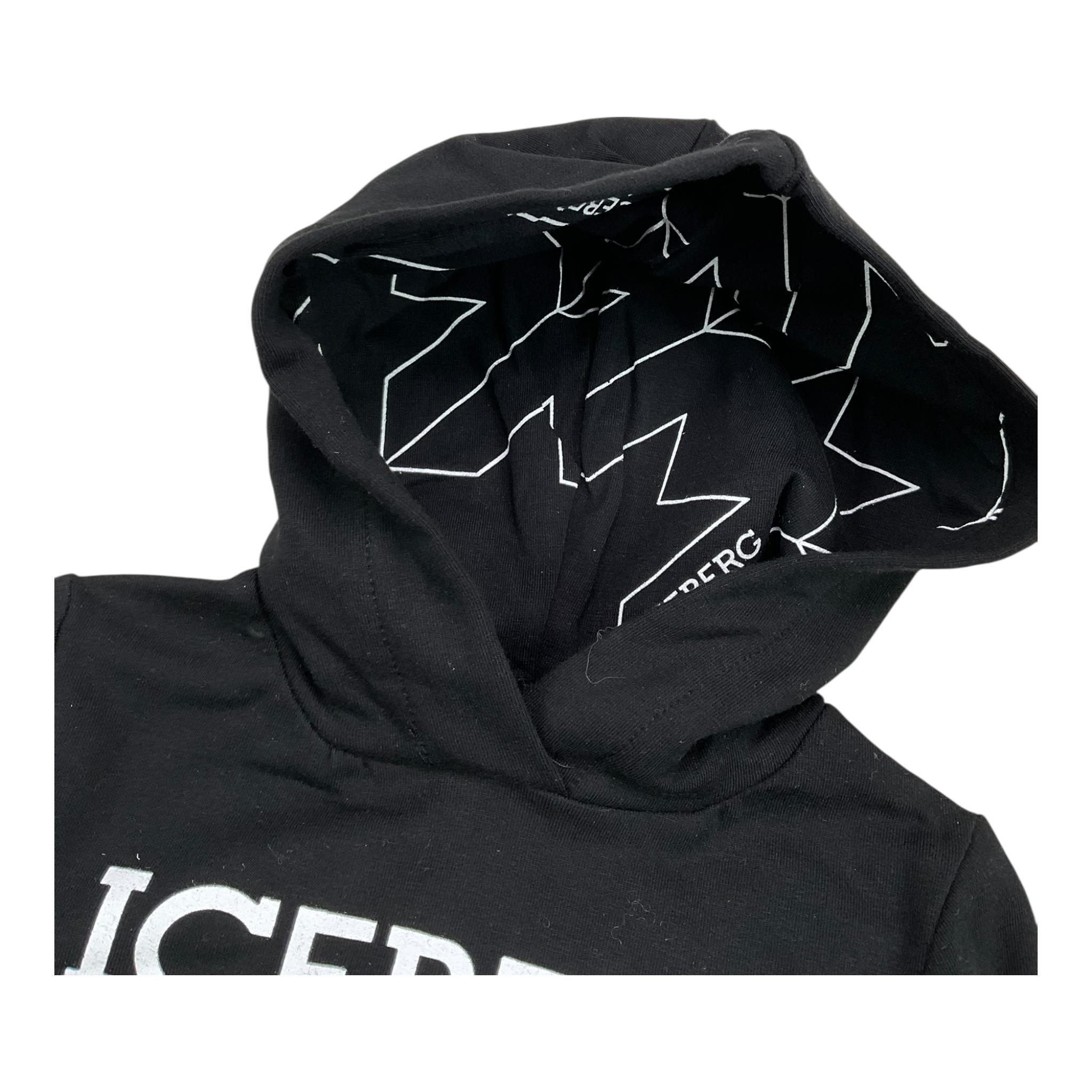 ICEBERG completo 2 pezzi felpa-leggins Nero per Bambina COMICE5356B NERO ICEBERG 