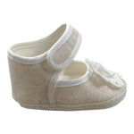 Lalalu' Sandalo Tinta Unita con Strappo per Neonata SL11P BEIGE LALALU' 