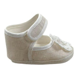 Lalalu' Sandalo Tinta Unita con Strappo per Neonata SL11P BEIGE LALALU' 