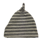 NINNAOH cappello tinta unita con fantasia a righe Grigio per Neonato I22207 GRIGIO NINNAOH 