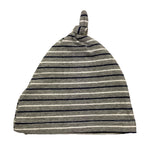 NINNAOH cappello tinta unita con fantasia a righe Grigio per Neonato I22207 GRIGIO NINNAOH 