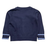 Bikkembergs Cardigan Tinta Unita con Bottoni per Bambino BK3450 BLU BiKKEMBERGS 