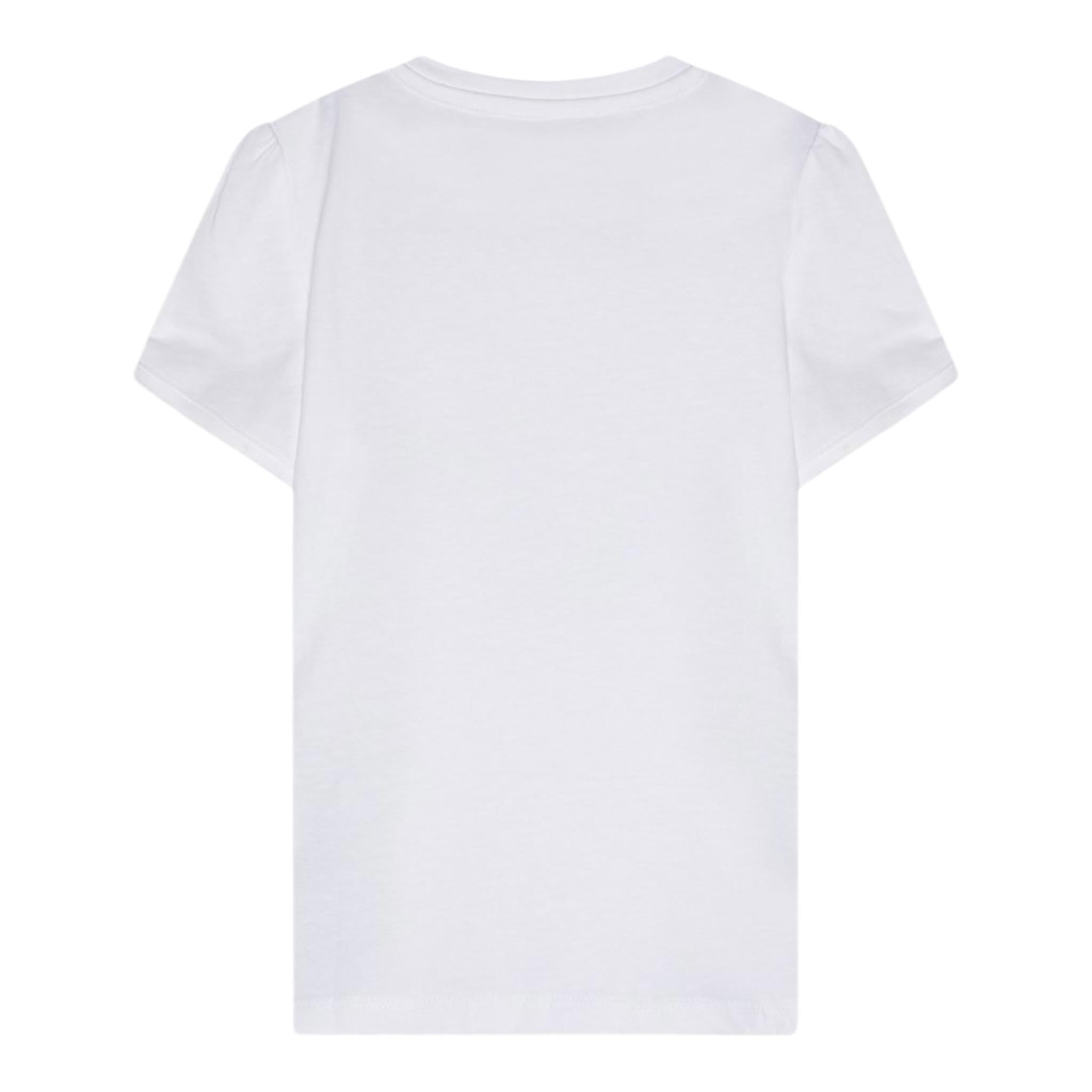 Guess T-Shirt Girocollo Tinta Unita con Logo per Neonata A5RI03K6YW4XX BIANCO GUESS 
