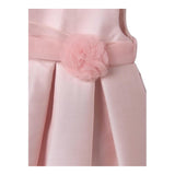 Abel & Lula Abito Cerimonia Tinta Unita Giromanica per Bambina 50098J ROSA ABEL & LULA 