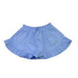 Msgm Short Tinta Unita Con Logo Azzurro Per Neonato
