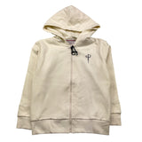 CESARE PACIOTTI felpa cn zip e cappuccio tinta unita Panna per Bambino COMP5314JJ PANNA CESARE PACIOTTI 
