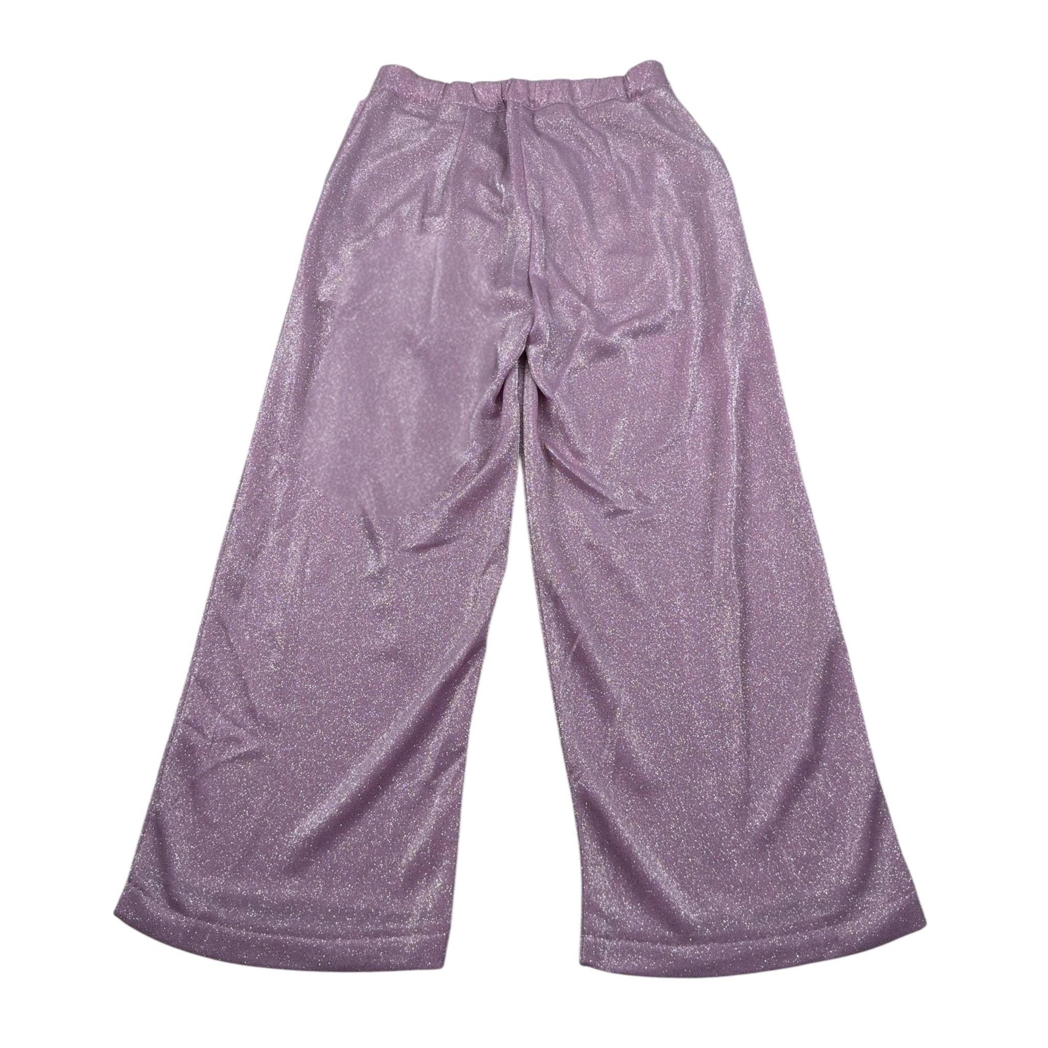 Nunzia Corinna Pantalone tinta unita Modello A Palazzo Rosa per Bambina NJ6016006 ROSA NUNZIA CORINNA 