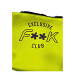 F**K Pochetta Tinta Unita con Logo per Bambina FA25M01AU80PK GIALLO FLUO F**K 
