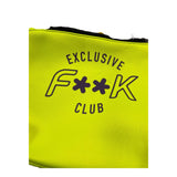 F**K Pochetta Tinta Unita con Logo per Bambina FA25M01AU80PK GIALLO FLUO F**K 