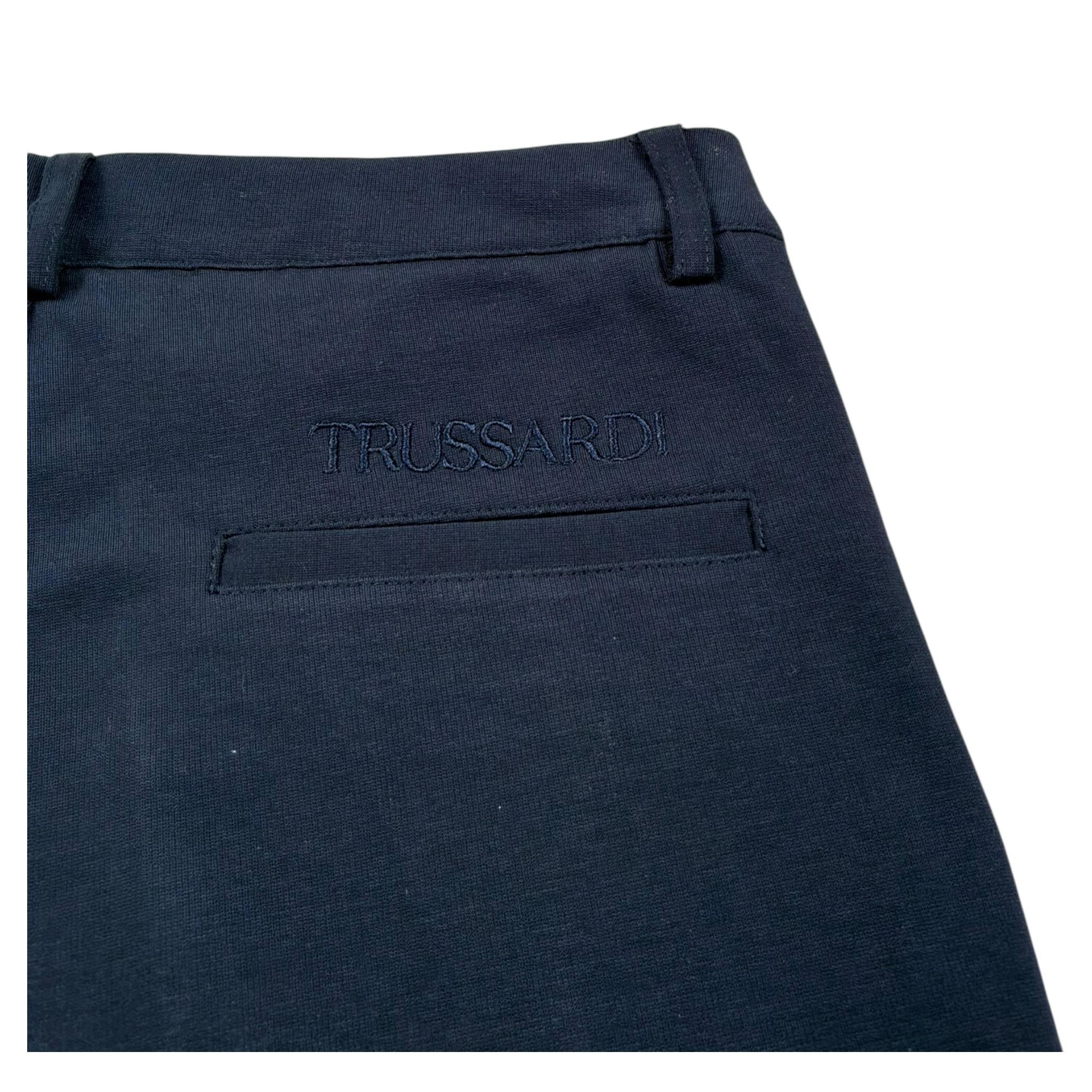 Trussardi Bermuda Tinta Unita con Girovita Regolabile per Bambino TBP25028BE BLU TRUSSARDI 