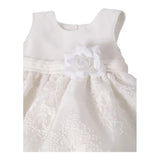 Abel & Lula Abito Cerimonia Tinta Unita con Ricami per Neonata 5013 BIANCO ABEL & LULA 