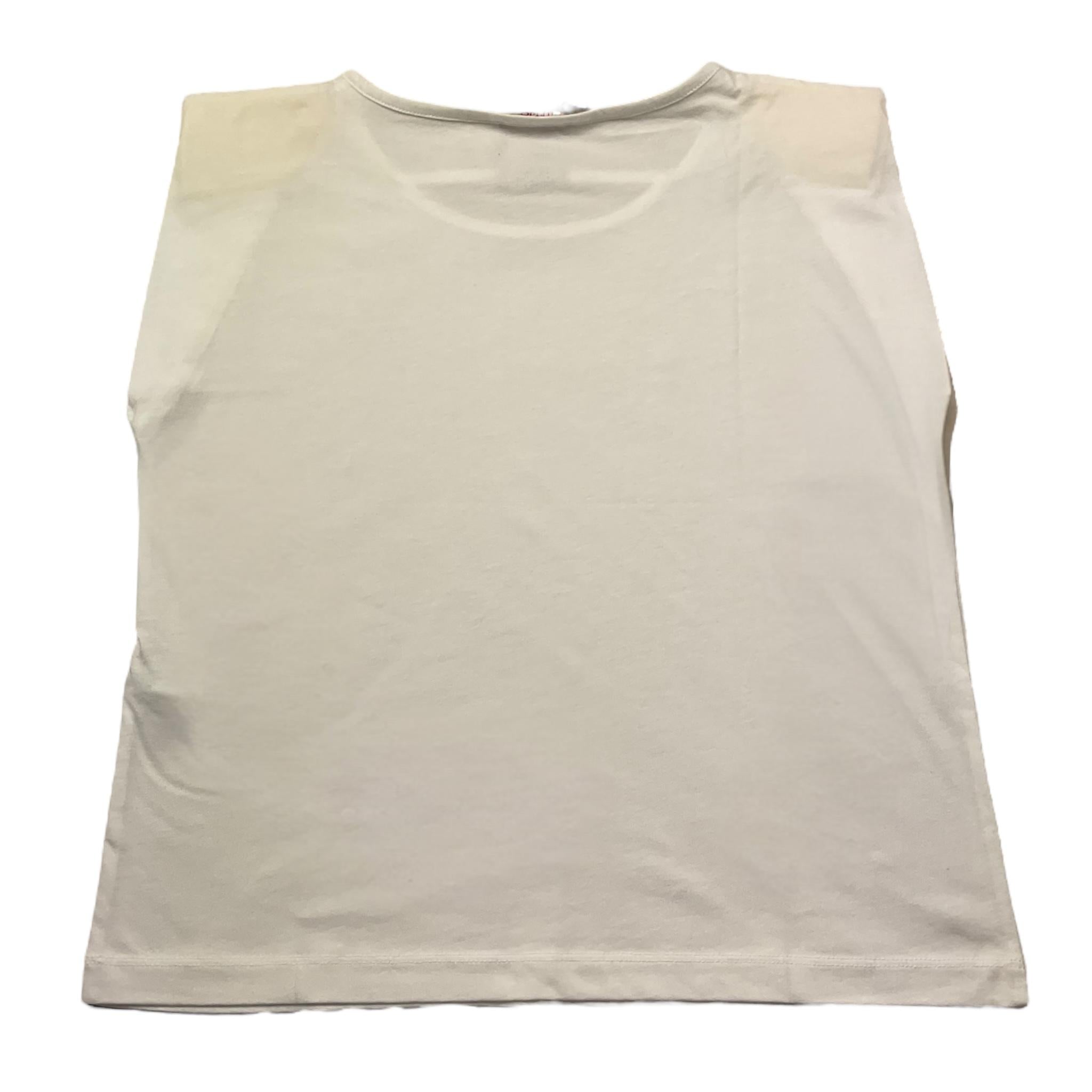 Liu Jo T-Shirt Girocollo Tinta Unita con Logo per Bambina GA4224 BIANCO LIU JO 