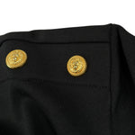 Balmain Felpa Chiusa Mezzo Collo Tinta Unita con Logo per Bambina FHFHF NERO BALMAIN 