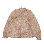 LA STUPENDERIA camicia tinta unita con fantasia fiori Rosa per Bambina TJCM82 ROSA LA STUPENDERIA 