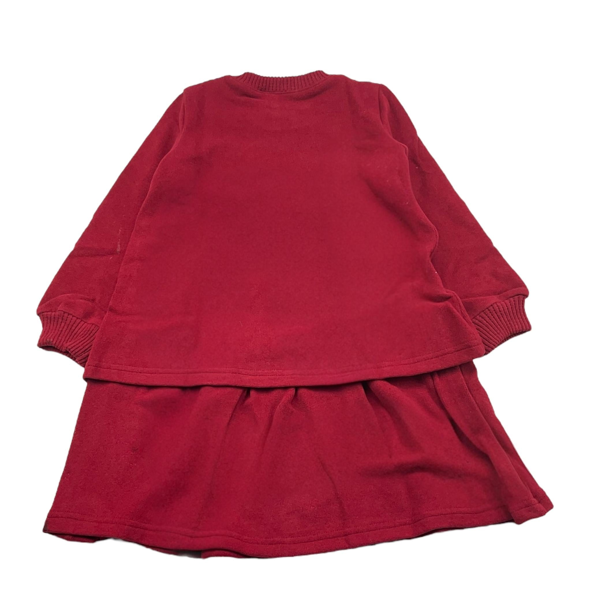 CAFFE' D'ORZO abito tinta unita girocollo Bordeaux per Bambina ZV1A00 BORDEAUX CAFFE' D'ORZO 