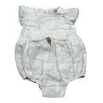 Marlu' Pagliaccetto Mezza Manica Tinta Unita per Neonata MRPP BIANCO MARLU' 