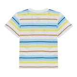 Timberland T-Shirt Tinta Unita con Fantasia A Righe per Bambino T60513NX BIANCO TIMBERLAND 