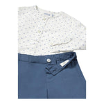 Mayoral Completo 2 Pezzi Camicia-Bermuda per Neonato 1249 BIANCO/BLU MAYORAL 