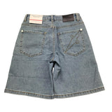 Cesare Paciotti Bermuda Tinta Unita In Denim per Bambino BMP5161J AZZURRO CESARE PACIOTTI 