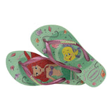 Havaianas Infradito Tinta Unita Con Fantasia La Sirenetta Verde Per Bambina