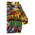 MOUSSE felpa chiusa con cappuccio stampa fantasia Multicolor per Neonato HFKH371 MULTICOLOR MOUSSE 