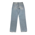 LU LU BY MISS GRANT jeans tinta unita con strappi Azzurro per Bambina LL0970 AZZURRO LU LU BY MISS GRANT 