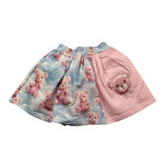 DAGA COLLECTION completo 2 pezzi shirt-gonna Rosa per Bambina M9807 ROSA DAGA COLLECTION 