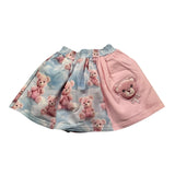 DAGA COLLECTION completo 2 pezzi shirt-gonna Rosa per Bambina M9807 ROSA DAGA COLLECTION 