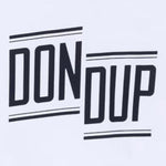 Dondup T-Shirt Girocollo Tinta Unita con Stampa per Bambina DMTS042X BIANCO DONDUP 