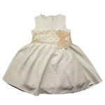 Liu Jo Abito Giromanica Tinta Unitacon Cinturino In Tulle per Neonata LA2066 BIANCO LIU JO 