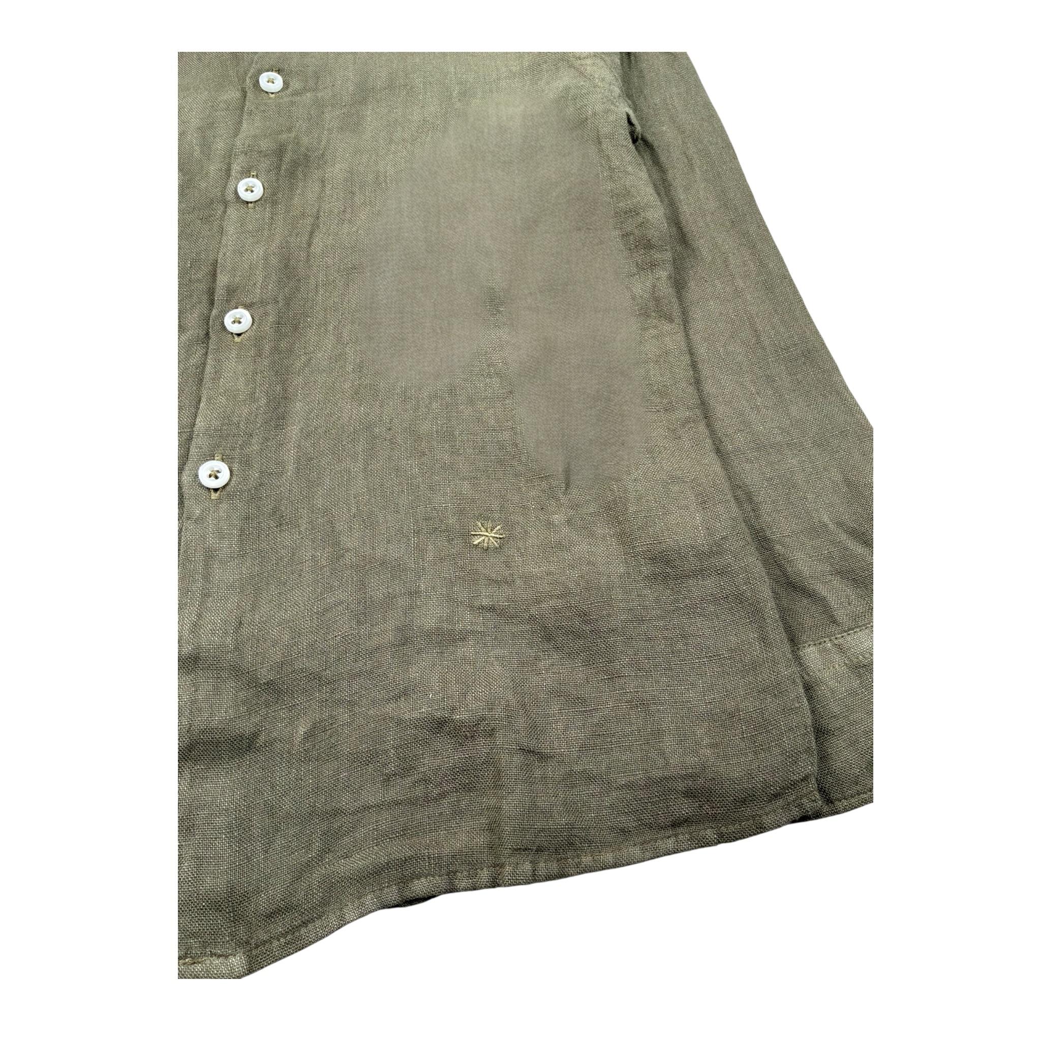 Manuel Ritz Camicia Manica Lunga tinta unita Verde per Bambino MR2576 VERDE MANUEL RITZ 