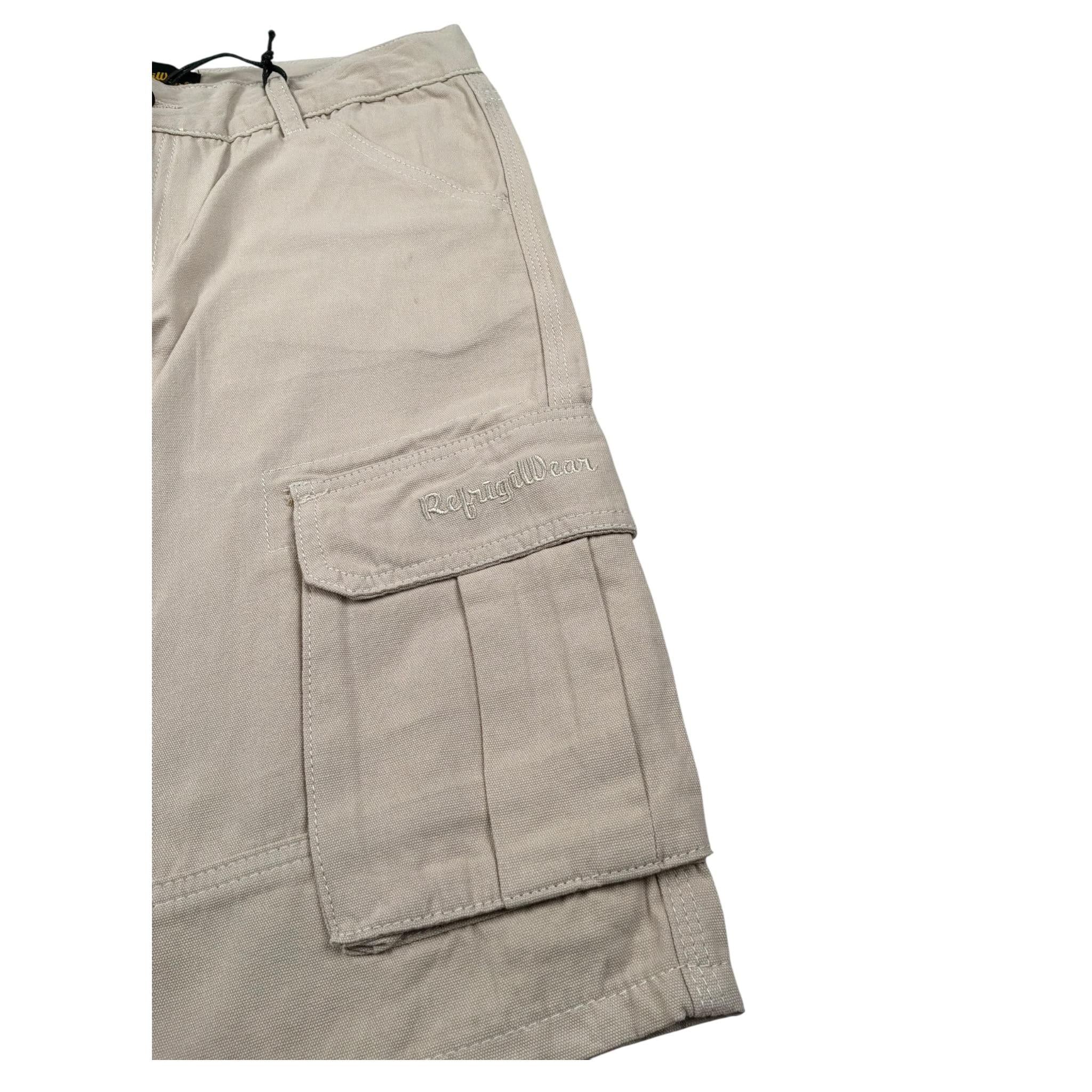 Refrigiwear Bermuda Tinta Unita con Tasconi per Bambino 145PRMJS25 BEIGE REFRIGIWEAR 