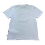 K-Way T-Shirt Girocollo Tinta Unita con Stampa per Bambino K1161ZW BIANCO K-WAY 