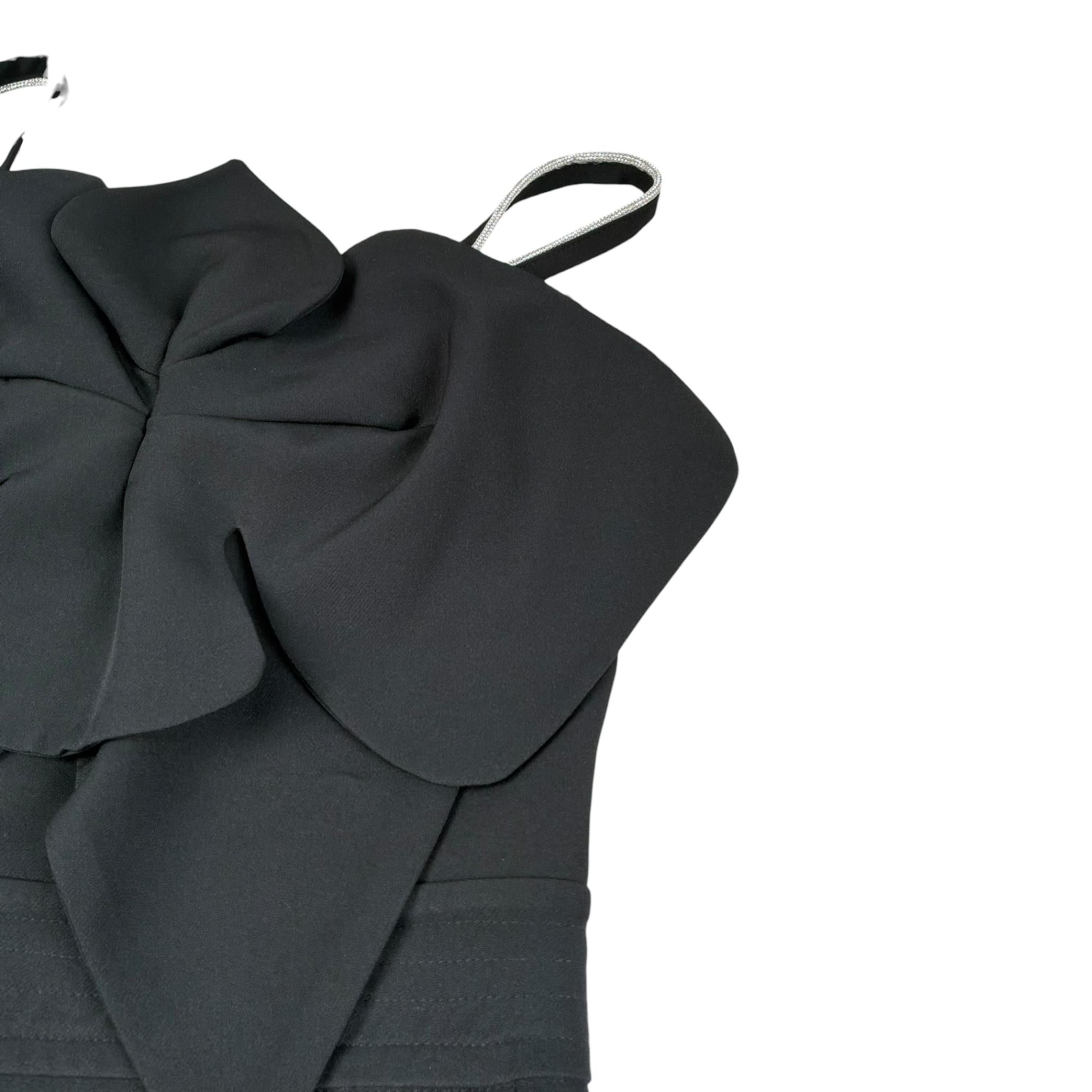 Fun & Fun Tuta Intera A Bretelle Tinta Unita con Tulle per Bambina FNCJJP00985XX NERO FUN & FUN 