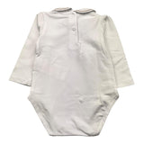 Chicco Body Manica Lunga Tinta Unita Cn Colletto Bianco Per Neonata