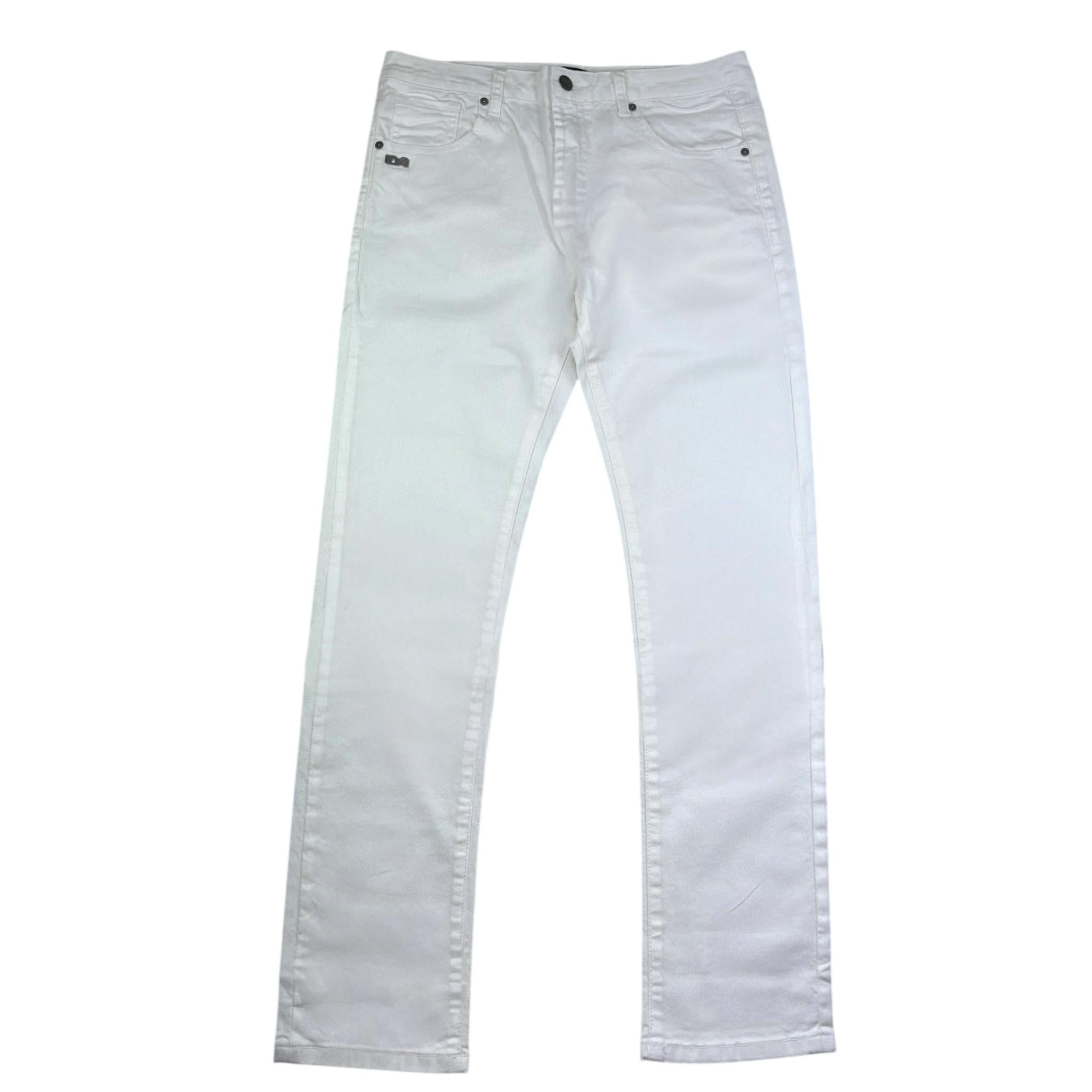 Daniele Alessandrini Jeans Tinta Unita con 5 Tasche per Bambino 1235PT PANNA DANIELE ALESSANDRINI 