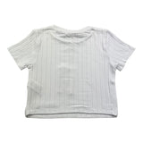 Hinnominate T-Shirt Girocollo Tinta Unita Con Logo Bianco Per Bambina