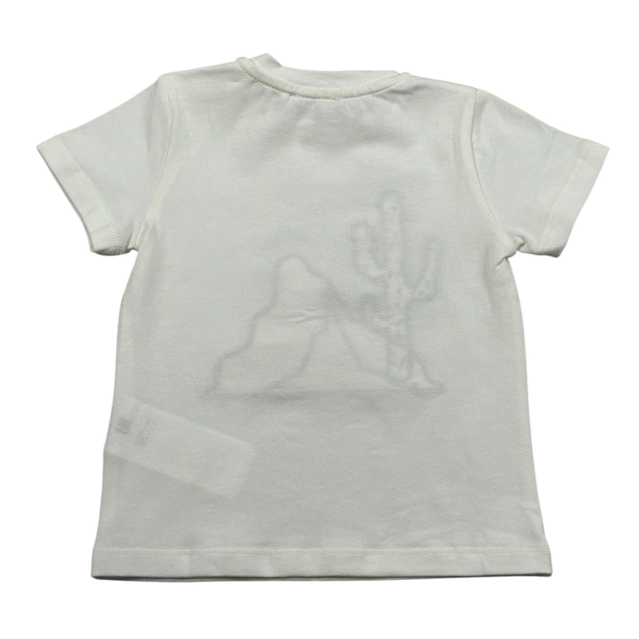 M+E' T-Shirt Girocollo tinta unita Panna per Neonato UEM0516N PANNA M+E' 