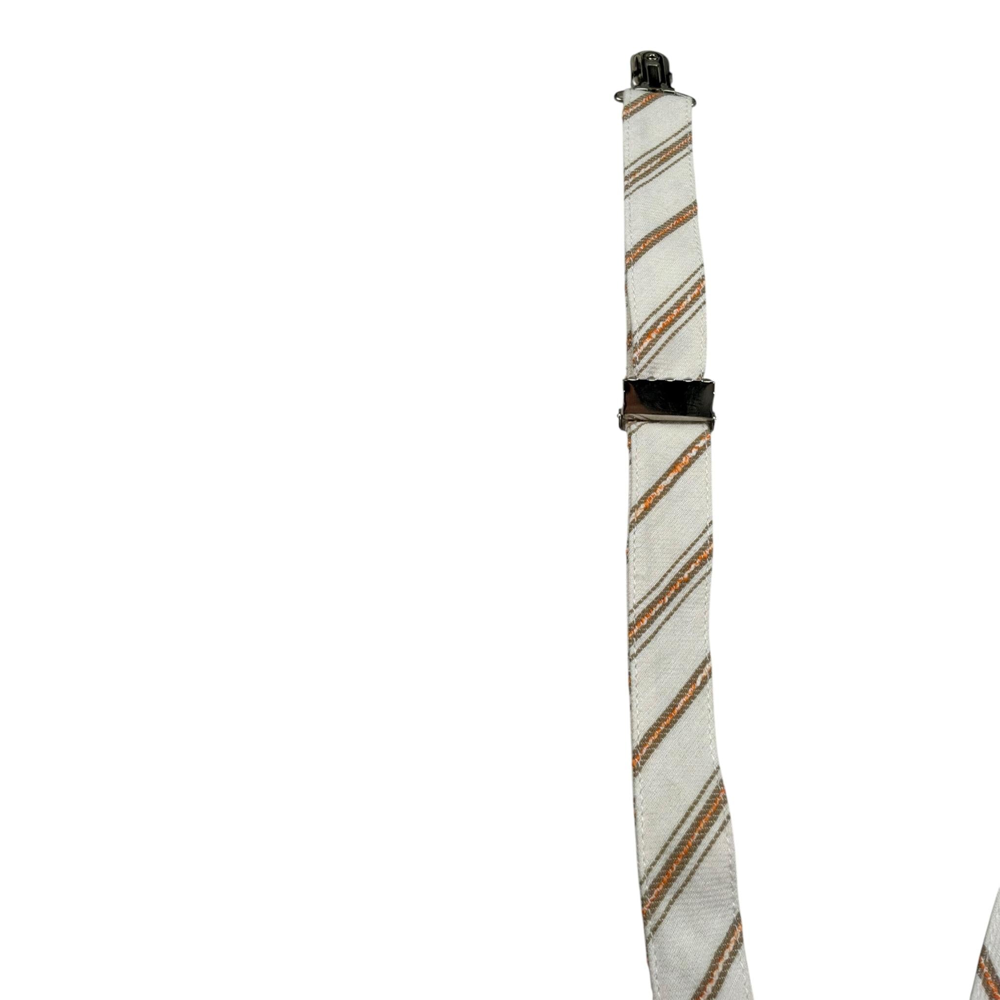 Pure Firenze Bretelle Tinta Unita con Fantasia per Neonato PC01776 BEIGE PURE FIRENZE 