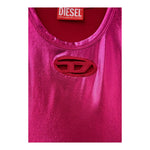 Diesel Canotta Tinta Unita con Logo per Bambina J02178X MAGENTA DIESEL 