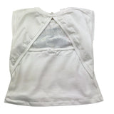 So Twee By Miss Grant T-Shirt Girocollo Tinta Unita con Brillantini per Bambina ST0069 BIANCO SO TWEE BY MISS GRANT 