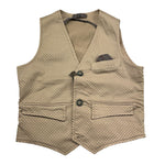 Cf12 Milano Gilet Tinta Unita con Stampe per Bambino GL9010 BEIGE CF12 MILANO 