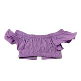 Twinset Completo Short-Top Tinta Unita con Logo per Neonata 251GJ2422 VIOLA TWINSET 