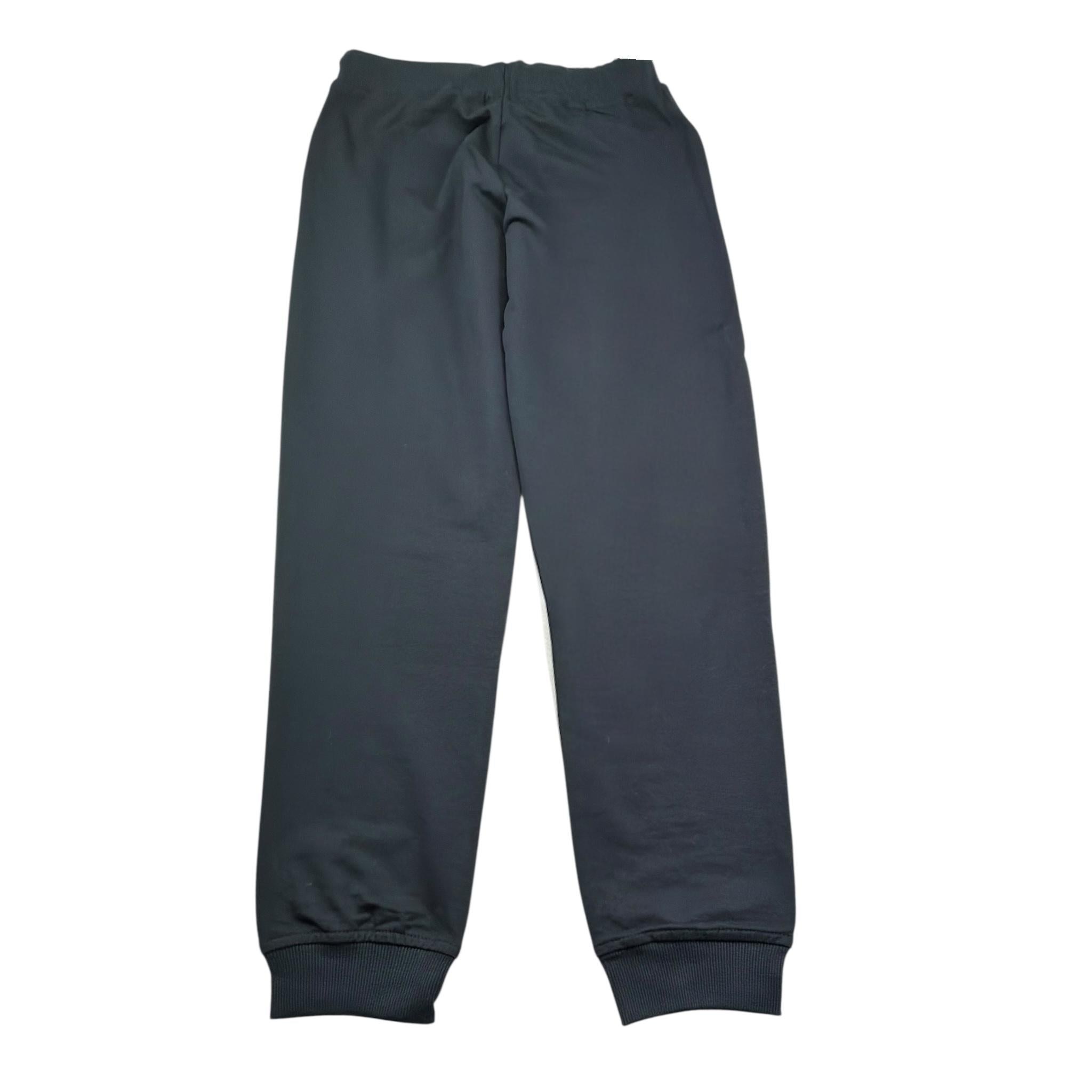Zu+Elements Pantalone Modello Tuta Tinta Unita con Logo per Bambino ZU1609 NERO ZU+ELEMENTS 