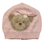 LE BEBE' cappello tinta unita con orso Rosa per Neonata LBG5979 ROSA LE BEBE' 
